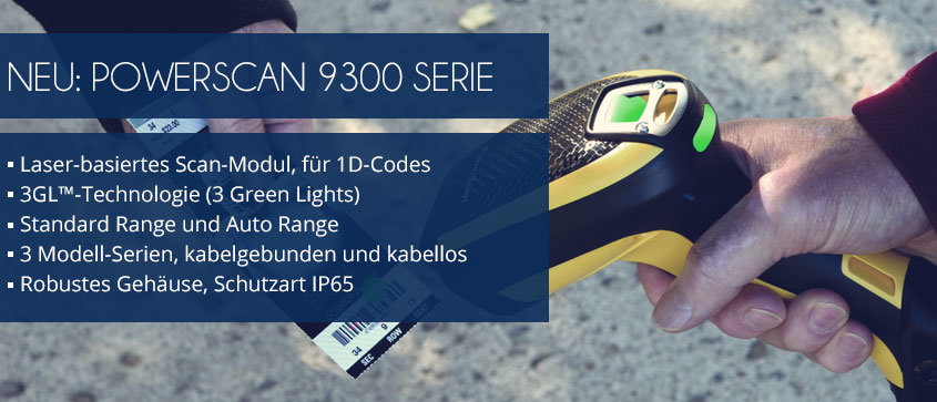 Neu: PowerScan 9300 Serie von Datalogic