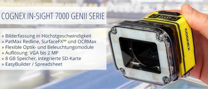 Cognex In-Sight 7000 GENII Serie