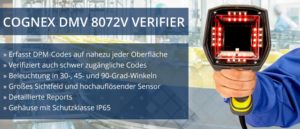 Cognex DataMan 8072V Titelbild mit Stichpunkten