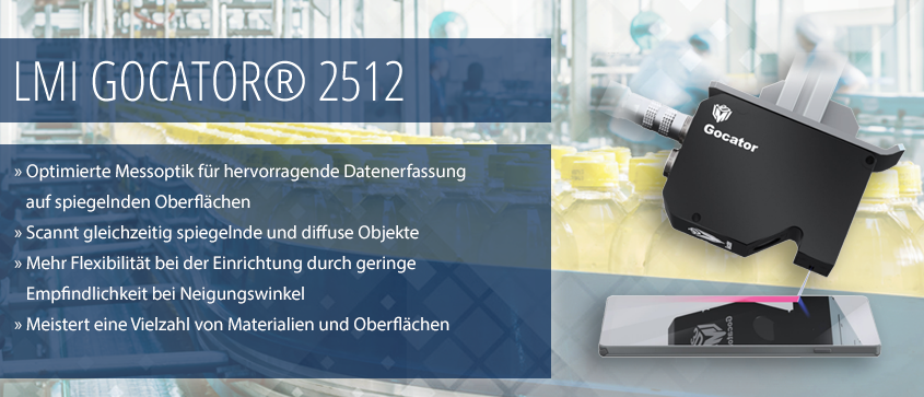 Neuheit: LMI Gocator 2512 - Jetzt bei bci