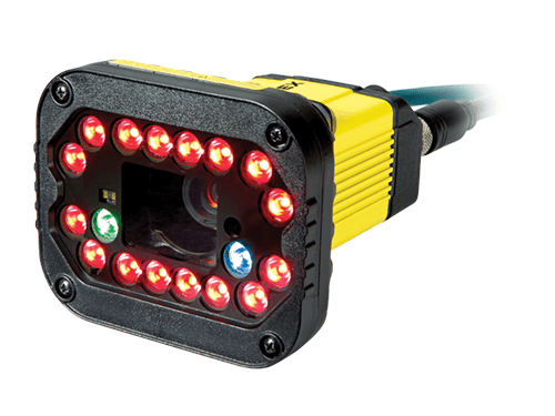Cognex DataMan 370 von links mit Licht