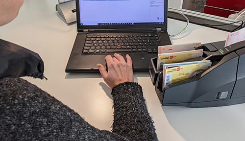 Einsatzgebiet ID Gutscheinerfassung