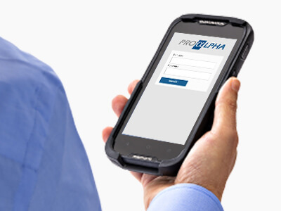 Datalogic Memor 10 mit pro Alpha - Software