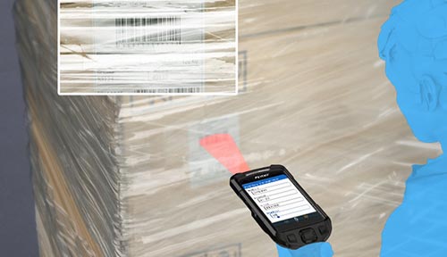 Einsatzgebiet Keyence Scannen direkt am Einsatzort