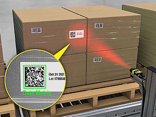 Cognex ID-Reader DataMan 280 Anwendung Lesen von Palettencodes